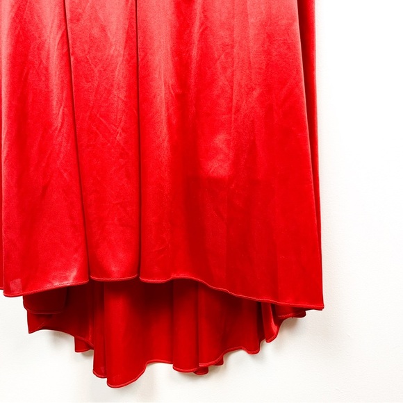 Nanette Lepore Blood Orange High Neck Sleeveless Formal Dress - Picture 7 of 13